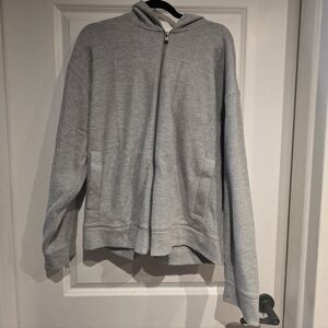 Mens Banana Republic Waffle Knit Full Zip Hoodie, Large, Like New W/out Tag